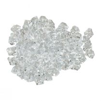 Prodotto Cubetti di ghiaccio decorativi, cubetti di ghiaccio artificiali, acrilico, trasparente, 1 cm, 200 g