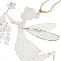 Prodotto Decorazione per finestra fata decorativa primavera metallo elfo bianco 15×10 cm 2 pz