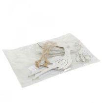 Prodotto Decorazione per finestra fata decorativa primavera metallo elfo bianco 15×10 cm 2 pz