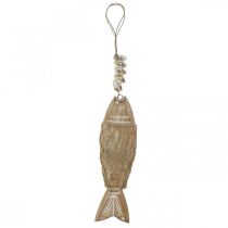 Prodotto Pesce decorativo, pesce di legno Deco, pendente di pesce in legno 21cm