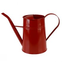 Prodotto Annaffiatoio decorativo Annaffiatoio da interno in metallo rosso 1,7 L H23 cm