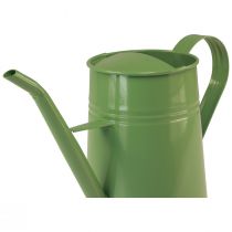 Prodotto Annaffiatoio da interni in metallo vintage, verde menta, 1,7 l, vaso decorativo, design retrò, altezza 23 cm