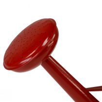 Prodotto Annaffiatoio decorativo in metallo rosso, fioriera vintage da 5 litri, annaffiatoio rustico per interni, altezza 26 cm