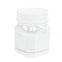 Glitter decorativo bianco 115g