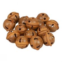 Prodotto Campane decorative Campane natalizie in metallo ruggine decorativa 2 cm 24 pz