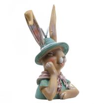 Deco coniglio coniglio busto decorazione figura testa di coniglio 18 cm