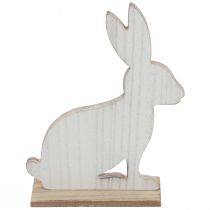 Prodotto Coniglietto decorativo seduto in legno Coniglietto pasquale in legno 26×19,5 cm