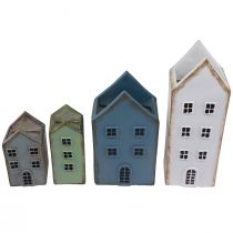 Prodotto Case decorative decorazione da tavolo fioriera vintage H12,5 cm - 19 cm set di 4