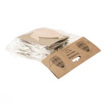 Prodotto Carta decorativa a nido d'ape gallina gallina bianco arancione 7,5×4,5×8 cm 6 pz