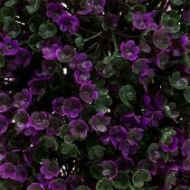 Prodotto Palla decorativa viola fatta di fiori palla per piante artificiali Ø15cm 1pz