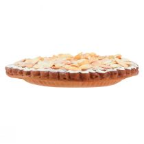 Prodotto Torta di mandorle decorativa per vetrine e pasticcerie, ingannevolmente realistica, torta finta, 19 cm