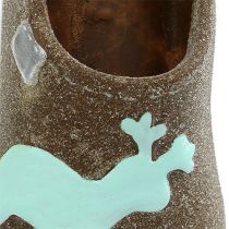 Prodotto Pantofole decorative 9,5 cm marrone 6 pezzi