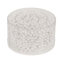 Prodotto Perline decorative da infilare perline artigianali bianche 6 mm 300 g