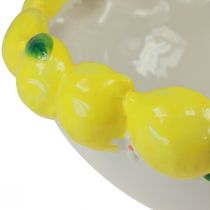 Prodotto Ciotola decorativa portafrutta al limone in ceramica Ø30cm