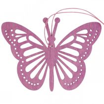 Prodotto Appendiabiti decorativo farfalle viola/rosa/rosa 12cm 12pz