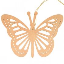 Prodotto Farfalle decorative Decorazione appendino arancione/rosa/giallo 12cm 12 pezzi
