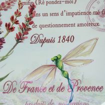 Prodotto Vassoio decorativo vassoio in plastica lavanda bianco 39×27,5 cm