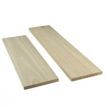 Prodotto Vassoio decorativo con piedini vassoio in legno Paulownia 55/65 cm set da 2