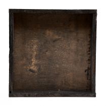 Prodotto Vassoio decorativo vassoio quadrato in legno marrone 20×20×3,5 cm
