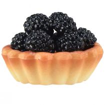 Prodotto Mini torte decorative con frutta, 6 cm, repliche di torte artificiali per vetrine e display, set da 4