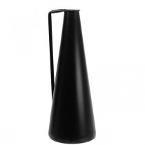 Prodotto Vaso decorativo vaso da terra manico in metallo nero 20x19x48cm