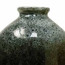 Vasi decorativi, set di vasi in ceramica rotondi H9.5cm Ø8cm 3pz