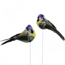 Prodotto Deco Birds on Wire Spring Deco Cinciarella 10×3cm 9pz