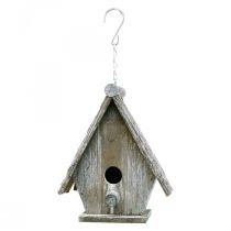 Prodotto Casetta per uccelli decorativa da appendere Birdhouse Deco Grey H22cm
