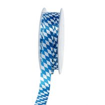 Nastro decorativo blu-bianco 15mm 20m