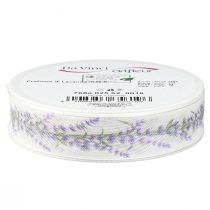 Prodotto Nastro decorativo nastro regalo estivo color lavanda 25 mm 18 m