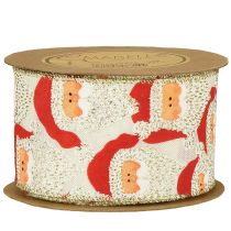 Prodotto Nastro decorativo Babbo Natale nastro decorativo 60mm 10m