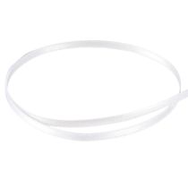 Prodotto Nastro decorativo in raso bianco doppio raso 3 mm 50 m