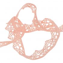 Prodotto Nastro decorativo in pizzo 22mm 20m salmone