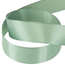 Prodotto Nastro decorativo in taffetà, nastro regalo verde salvia 25 mm 50 m