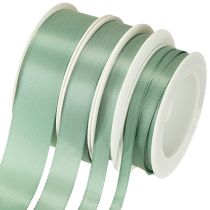 Prodotto Nastro decorativo in taffetà verde salvia varie larghezze 50m