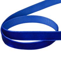 Prodotto Nastro decorativo Velluto nastro velluto blu 10mm 20m