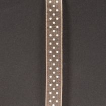 Prodotto Nastro regalo a pois per eleganti decorazioni nuziali e confezioni creative, largo 1,5 cm, lungo 20 m.