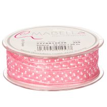 Prodotto Nastro regalo con un elegante motivo a pois, ideale per confezioni festive, largo 1,5 cm e lungo 20 m.