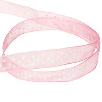 Prodotto Nastro regalo con un elegante motivo a pois, ideale per confezioni festive, largo 1,5 cm e lungo 20 m.