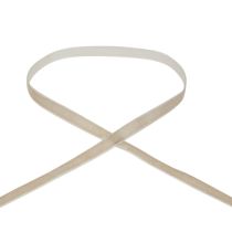 Nastro decorativo nastro di velluto nastro regalo velluto beige 10 mm 20 m