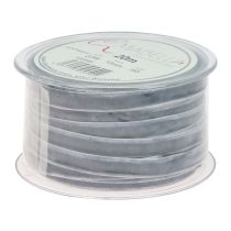 Prodotto Nastro decorativo in velluto, nastro regalo in velluto grigio 10 mm 20 m