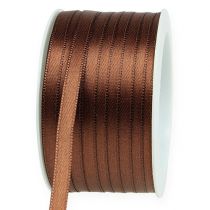 Nastro regalo marrone 6 mm x 50 m