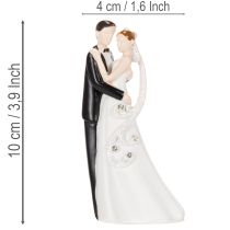 Prodotto Statuetta decorativa raffigurante una coppia di sposi, 10,5 cm