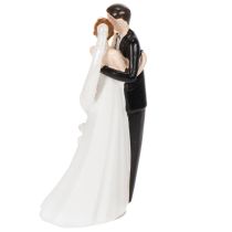 Prodotto Statuetta decorativa raffigurante una coppia di sposi, 10,5 cm