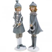 Prodotto Figure deco figure per bambini invernali ragazze H19cm 2 pezzi