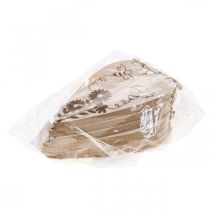 Prodotto Appendiabiti decorativo in legno cuori decorativi fiori decorazione api 10x15cm 6 pezzi