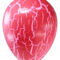 Prodotto Appendino decorativo Uova di Pasqua craquelure giallo/rosa/rosso Ø8,5 cm 3 pz