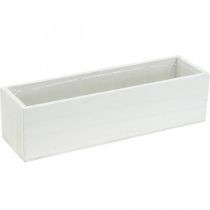 Prodotto Scatola decorativa per piantare, fioriera, fioriera, decorazione in legno L32cm