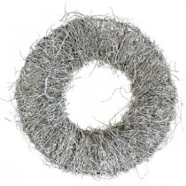 Ghirlanda decorativa natura, ghirlanda di vite, ghirlanda naturale Ø25cm bianca