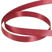 Prodotto Nastro decorativo stretto in taffetà Bordeaux 10mm 50m
